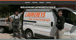 Desktop Screenshot of lauwereysphilip.be