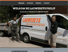 Tablet Screenshot of lauwereysphilip.be